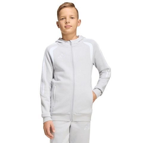 Bluza dla dzieci adidas Tiro 26 League Sweat Full Zip Hoodie szara KF3323 152cm Adidas teamwear