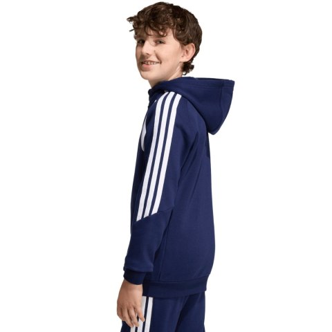 Bluza dla dzieci adidas Tiro 26 League Sweat Full Zip Hoodie granatowa KF3322 116cm Adidas teamwear