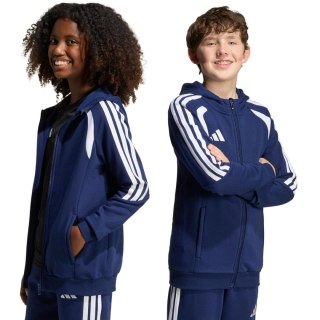 Bluza dla dzieci adidas Tiro 26 League Sweat Full Zip Hoodie granatowa KF3322 128cm Adidas teamwear
