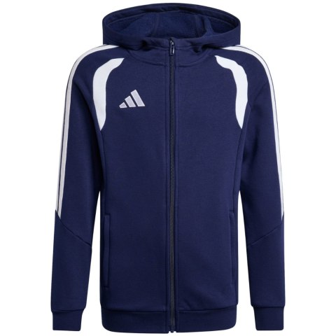 Bluza dla dzieci adidas Tiro 26 League Sweat Full Zip Hoodie granatowa KF3322 128cm Adidas teamwear