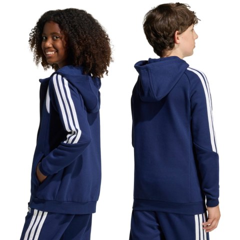 Bluza dla dzieci adidas Tiro 26 League Sweat Full Zip Hoodie granatowa KF3322 128cm Adidas teamwear