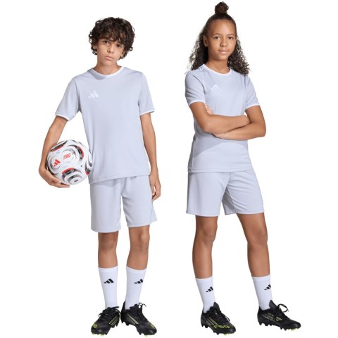 Spodenki dla dzieci adidas Entrada 26 jasnoszare JZ6533 116cm Adidas teamwear