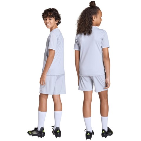 Spodenki dla dzieci adidas Entrada 26 jasnoszare JZ6533 140cm Adidas teamwear