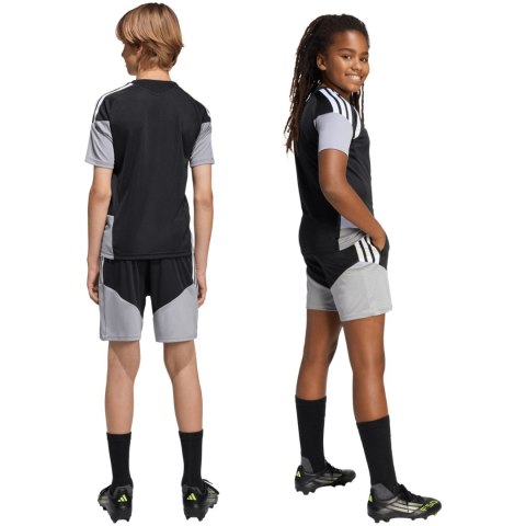 Spodenki dla dzieci adidas Tiro 26 Competition Training czarno-szare KA7655 116cm Adidas teamwear