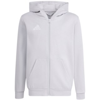 Bluza dla dzieci adidas Entrada 26 Full Zip Hoodie jasnoszara KH1779 152cm Adidas teamwear