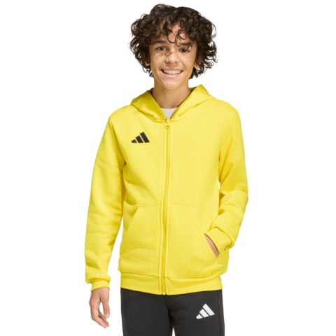 Bluza dla dzieci adidas Entrada 26 Full Zip Hoodie żółta KH1777 140cm Adidas teamwear