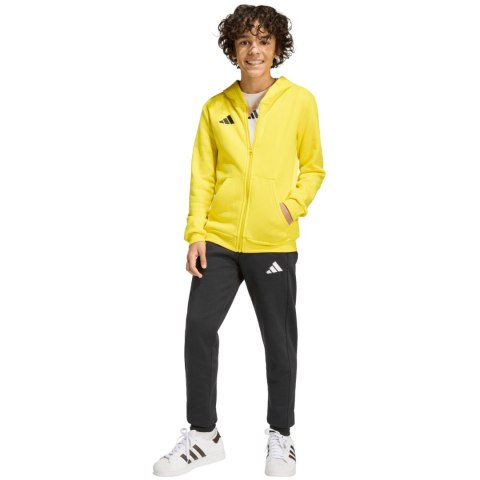 Bluza dla dzieci adidas Entrada 26 Full Zip Hoodie żółta KH1777 140cm Adidas teamwear