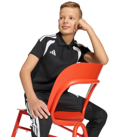 Koszulka dla dzieci adidas Tiro 26 League Polo czarna KF3407 152cm Adidas teamwear