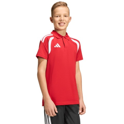 Koszulka dla dzieci adidas Tiro 26 League Polo czerwona KF3408 128cm Adidas teamwear
