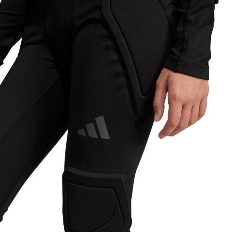 Legginsy bramkarskie dla dzieci adidas Padded Baselayer Long Tight czarne JZ9225 116cm Adidas teamwear