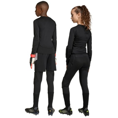 Legginsy bramkarskie dla dzieci adidas Padded Baselayer Long Tight czarne JZ9225 116cm Adidas teamwear