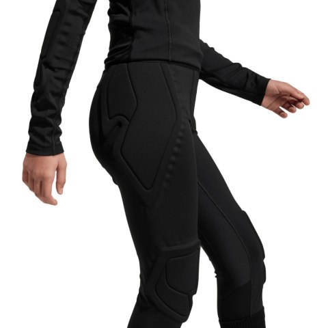 Legginsy bramkarskie dla dzieci adidas Padded Baselayer Long Tight czarne JZ9225 128cm Adidas teamwear