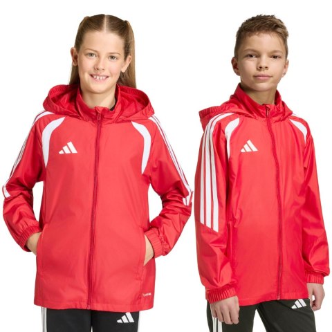 Kurtka dla dzieci adidas Tiro 26 League Windbreaker czerwona JY9724 128cm Adidas teamwear