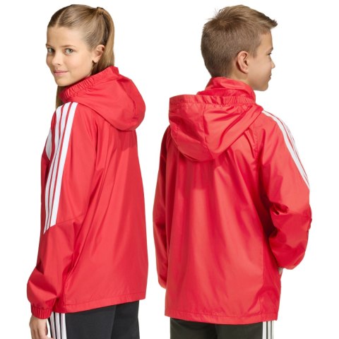Kurtka dla dzieci adidas Tiro 26 League Windbreaker czerwona JY9724 128cm Adidas teamwear
