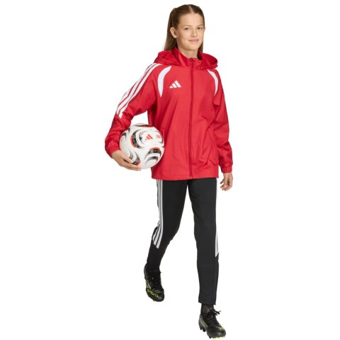 Kurtka dla dzieci adidas Tiro 26 League Windbreaker czerwona JY9724 128cm Adidas teamwear