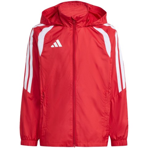 Kurtka dla dzieci adidas Tiro 26 League Windbreaker czerwona JY9724 152cm Adidas teamwear