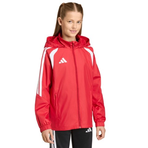 Kurtka dla dzieci adidas Tiro 26 League Windbreaker czerwona JY9724 152cm Adidas teamwear