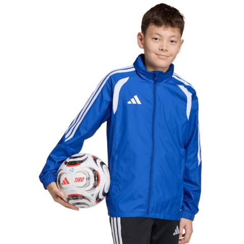 Kurtka dla dzieci adidas Tiro 26 League Windbreaker niebieska JY9723 152cm Adidas teamwear