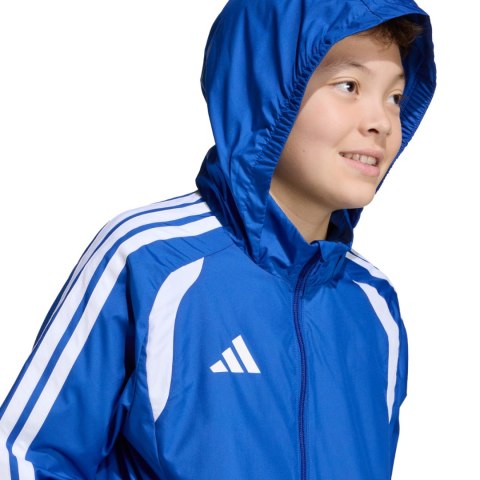 Kurtka dla dzieci adidas Tiro 26 League Windbreaker niebieska JY9723 152cm Adidas teamwear