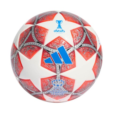 Piłka nożna adidas UCL Womens 25/26 Final Mini czerwono-biała JW1327 1 Adidas