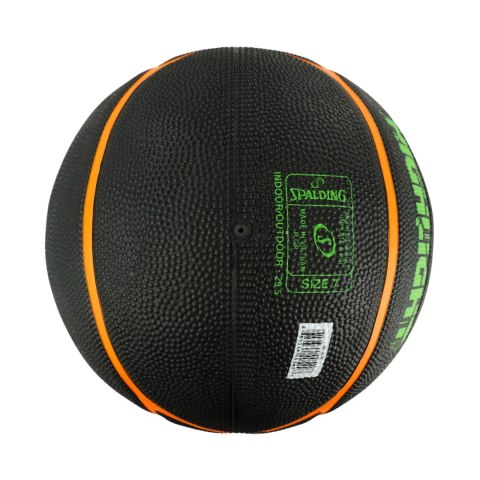 Piłka do koszykówki Spalding Highlight czarno-zielono-pomarańczowa 84354Z 7 Spalding