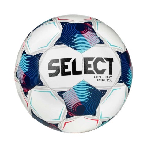 Piłka nożna Select Brillant Replica v25 biało-niebieska 19349 5 Select