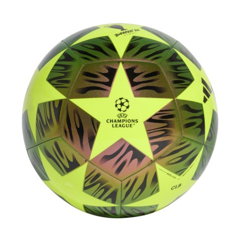 Piłka nożna adidas UCL 25/26 Final Club zielono-czarna JX9092 3 Adidas teamwear