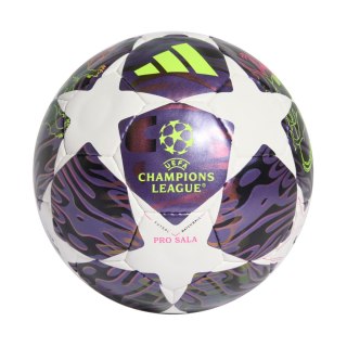 Piłka nożna adidas UCL 25/26 Final Pro Sala fioletowo-biała JX9102 FUTS Adidas teamwear