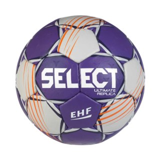 Piłka ręczna Select Ultimate replica v24 EHF szaro-fioletowa 13403 1 Select