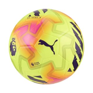 Piłka nożna Puma Orbita Cup Premier League Lights żółto-różowa 84715 01 4 Puma