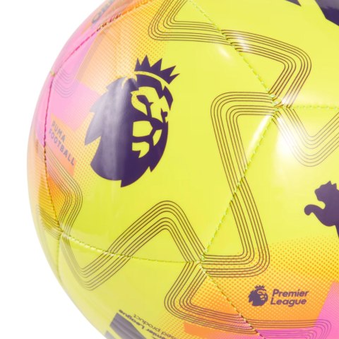Piłka nożna Puma Orbita Mini Premier League Lights żółto-różowa 84722 01 Mini Puma