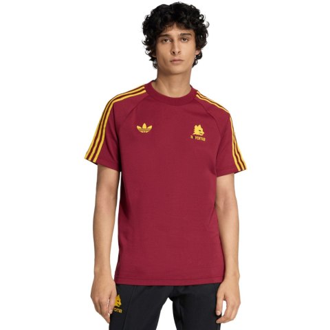 Koszulka męska adidas AS Roma Originals Tee bordowa JZ7185 S Adidas