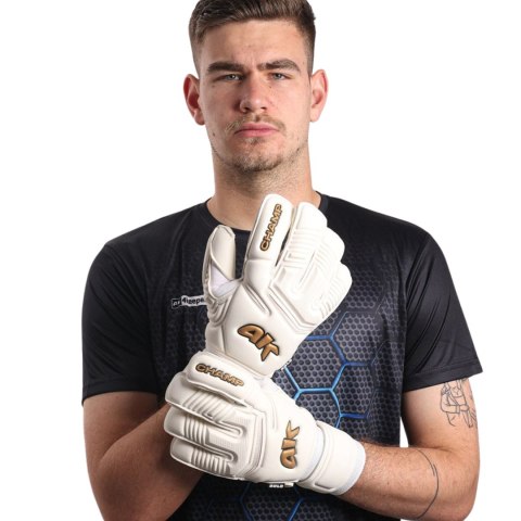 Rękawice bramkarskie 4Keepers Champ Gold VII RF2G Junior białe 7 4Keepers