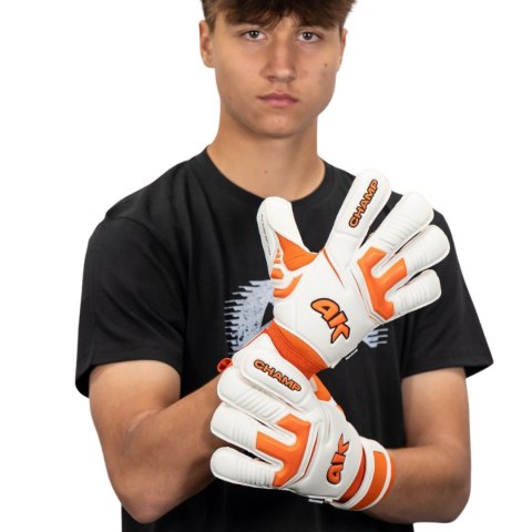 Rękawice bramkarskie 4Keepers Champ Training VII RF2G Junior biało-pomarańczowe 7 4Keepers