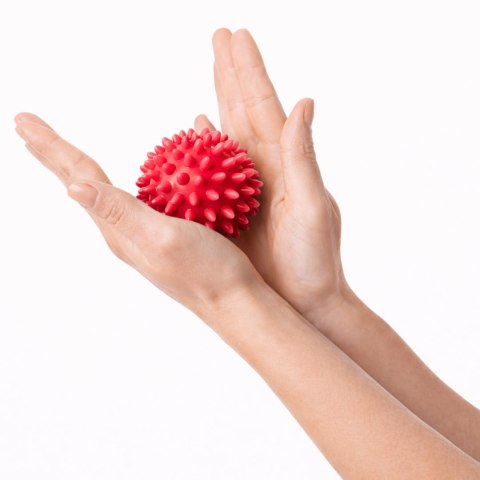 Piłka Fizjo Spiky do masażu i rehabilitacji 5,4 cm Tullo czerwona REF852 AM Tullo