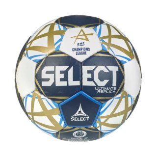 Piłka ręczna Select Ultimate Champions League Replica 2 v25 Official EHF biało-granatowo-złota 13519 2 Select