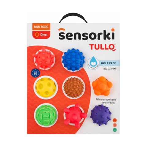 Piłki sensoryczne bez dziurki 8 szt. Tullo REF802 AM Tullo