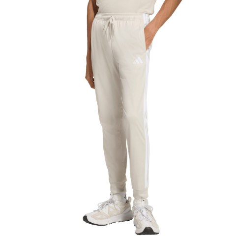 Spodnie męskie adidas 3-Stripes Tricot Regular Tapered beżowe JY7721 3XL Adidas