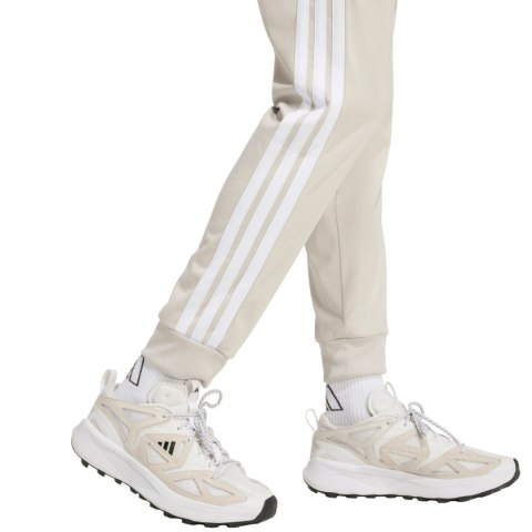 Spodnie męskie adidas 3-Stripes Tricot Regular Tapered beżowe JY7721 XL Adidas