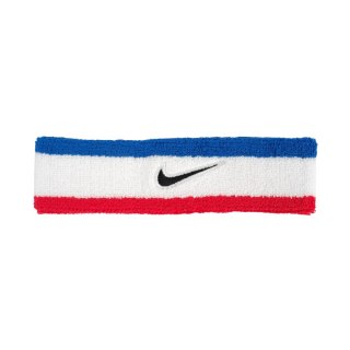 Opaska na głowę Nike Swoosh biało-niebiesko-czerwona N1012407467 Nike
