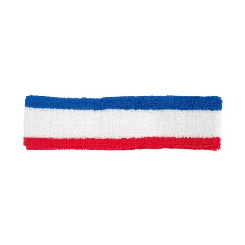 Opaska na głowę Nike Swoosh biało-niebiesko-czerwona N1012407467 Nike
