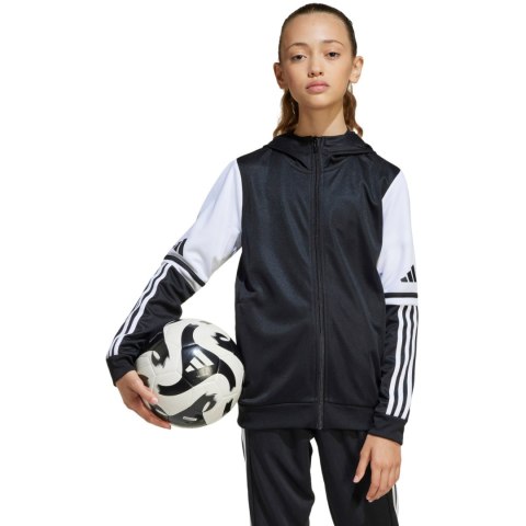 Bluza dla dzieci adidas Squadra 25 Hoody czarno-biała JE2756 Adidas teamwear Bluza dla dzieci adidas Squadra 25 Hoody czarno-biała JE2756 Adidas teamwear