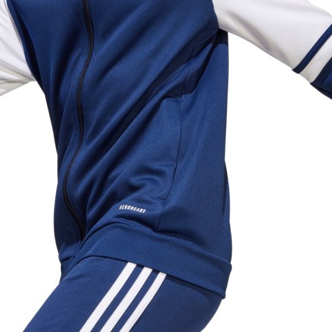 Bluza dla dzieci adidas Squadra 25 Hoody granatowo-biała JD4800 Adidas teamwear Bluza dla dzieci adidas Squadra 25 Hoody granatowo-biała JD4800 Adidas teamwear