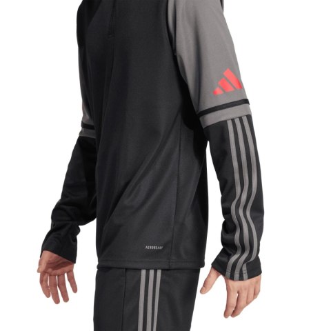 Bluza męska adidas Squadra 25 Training Top czarno-szara JD1629 Adidas Bluza męska adidas Squadra 25 Training Top czarno-szara JD1629 Adidas