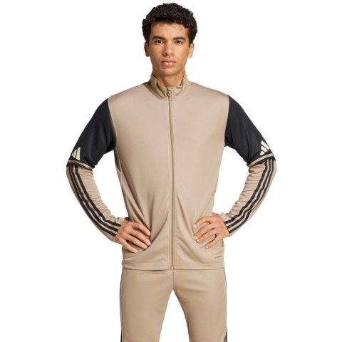 Bluza męska adidas Squadra 25 Training beżowo-czarna JP3391 Adidas Bluza męska adidas Squadra 25 Training beżowo-czarna JP3391 Adidas