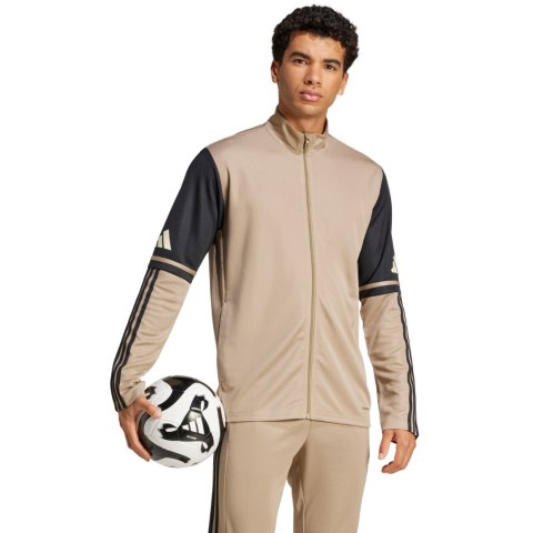 Bluza męska adidas Squadra 25 Training beżowo-czarna JP3391 Adidas Bluza męska adidas Squadra 25 Training beżowo-czarna JP3391 Adidas