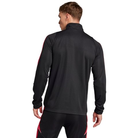 Bluza męska adidas Tiro 24 Training Top czarno-czerwona JN4565 Adidas Bluza męska adidas Tiro 24 Training Top czarno-czerwona JN4565 Adidas