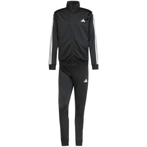 Dres męski adidas Sportswear Basic 3-Stripes Tricot czarny JI8858 Adidas Dres męski adidas Sportswear Basic 3-Stripes Tricot czarny JI8858 Adidas