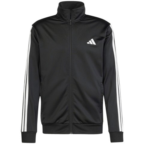 Dres męski adidas Sportswear Basic 3-Stripes Tricot czarny JI8858 Adidas Dres męski adidas Sportswear Basic 3-Stripes Tricot czarny JI8858 Adidas