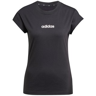 Koszulka damska adidas Essentials Linear Cotton czarna JC8238 Adidas